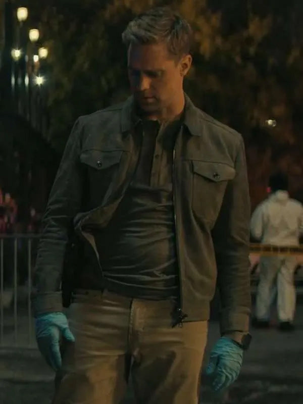 Reacher S02 David O’Donnell Grey Jacket