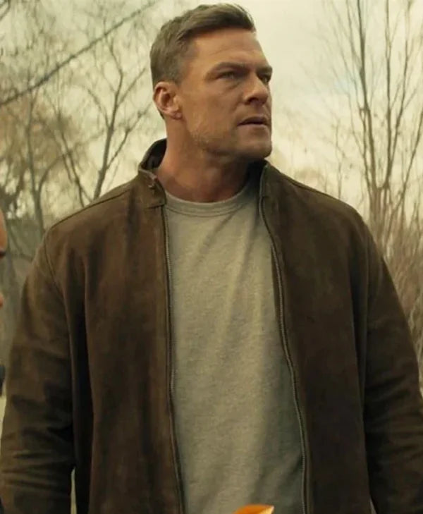 Reacher S03 Alan Ritchson Suede Jacket