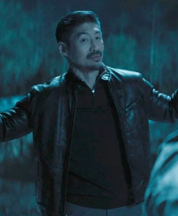 Reacher S03 Brian Tee Black Jacket