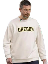 Re-created Oregon Ducks sideline-inspired cream sweatshirt