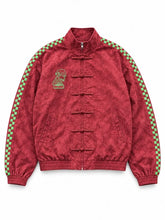 Red-Jacket-with-Stand-Up-Collar-and-Elastic-Cuffs
