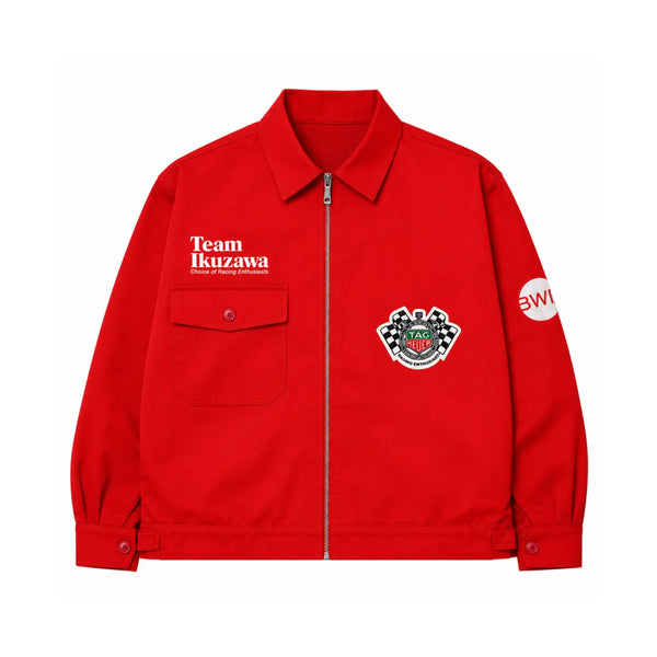 TAG Heuer x Team Ikuzawa x BWD 2026 Red Work Jacket