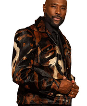 Morris Chestnut 56th NAACP Image Awards Brown Cowhide Trucker Jacket