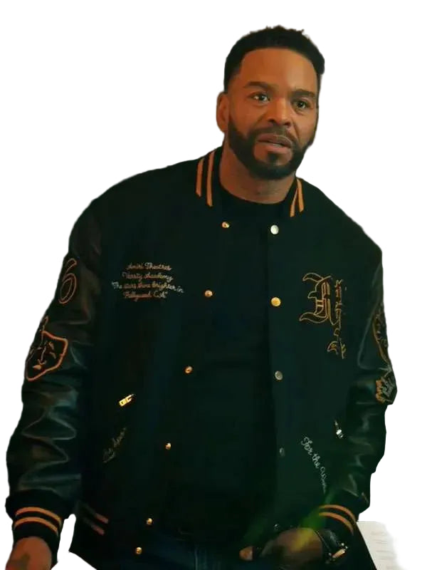 Method Man Relationship Goals Black Varsity Jacket