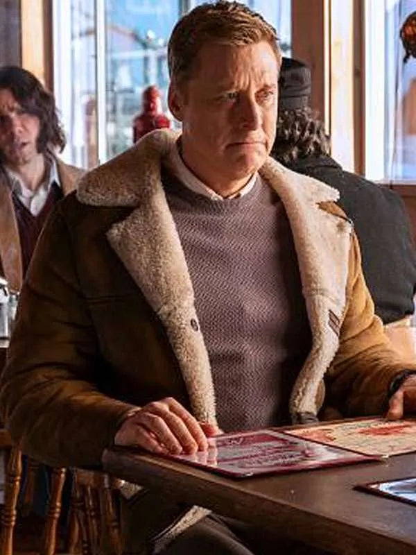 Harry Vanderspeigle Resident Alien S04 Shearling Jacket