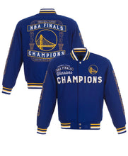 7-Time NBA Finals Champions Reversible Blue Wool Jacket front view