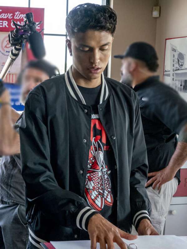 Kauchani Bratt Rez Ball 2024 Black Bomber Jacket