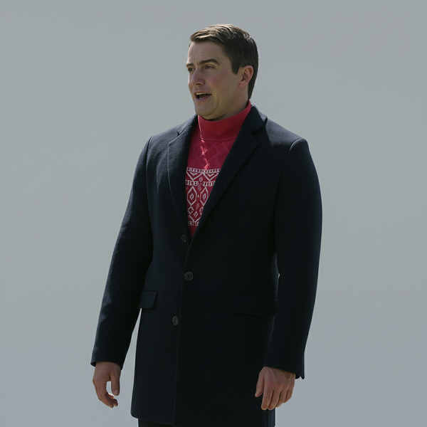 Robert Buckley Merry Christmas Ted Cooper Coat