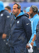 Navy Tennessee Titans full-zip jacket front view