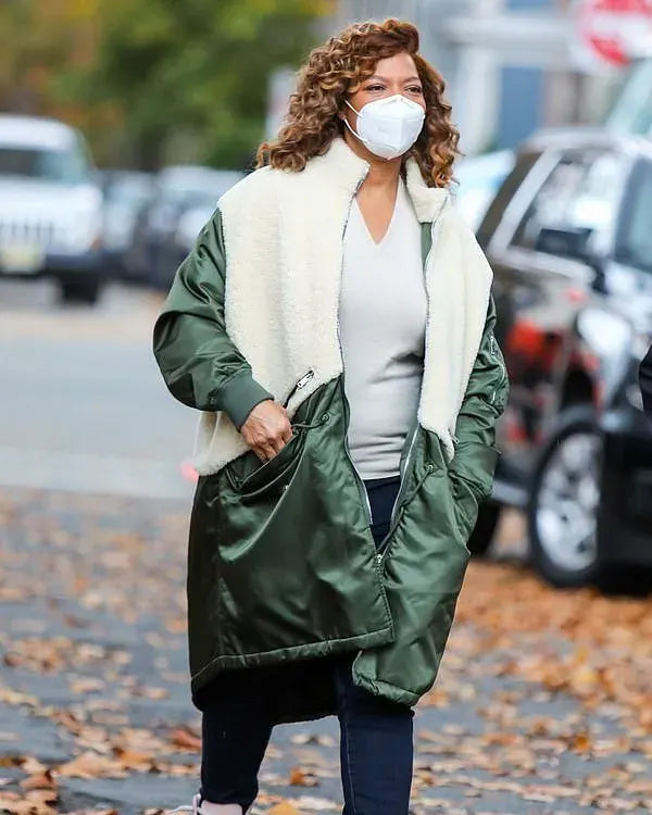 The Equalizer Queen Latifah Shearling Coat