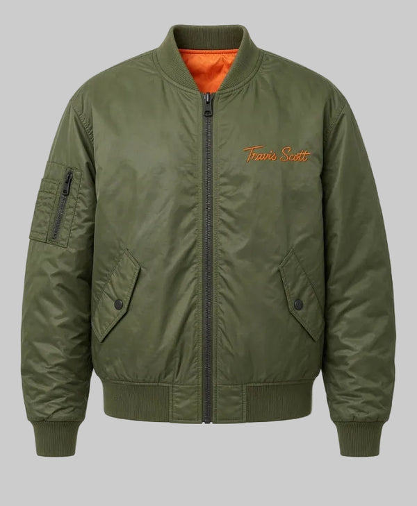 Travis Scott Rodeo Concert Bomber Jacket front view