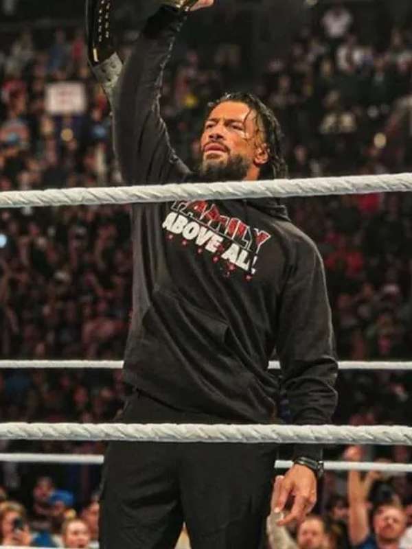 Roman Reigns Family Above All Black Hoodie