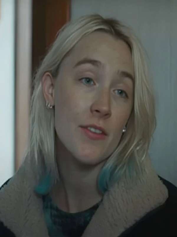 The Outrun 2024 Saoirse Ronan Black Jacket