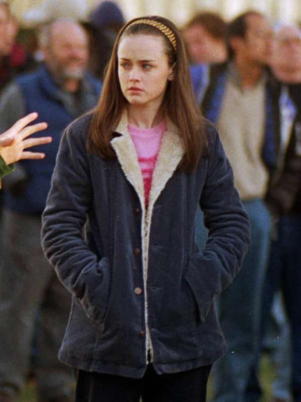 Gilmore Girls Rory Gilmore Blue Shearling Jacket