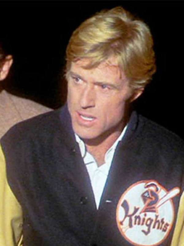 The Natural Roy Hobbs Black Bomber Jacket