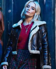 Ruby Sunday Doctor Who S14 Black Shearling Jacket