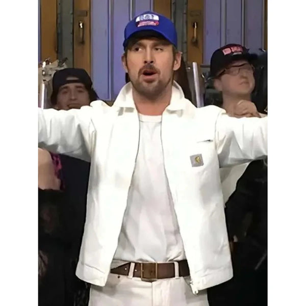 Ryan Gosling The Fall Guy White Jacket