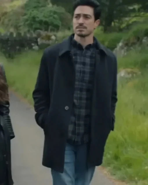 Sam Larkin Mayfair Witches Black Wool Coat