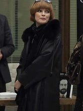 Maxine Peake Say Nothing Black Leather Coat
