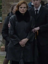 Maxine Peake Say Nothing Black Leather Coat