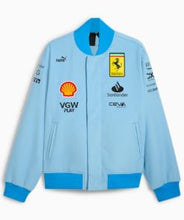 Ferrari Miami Blue Varsity Jacket