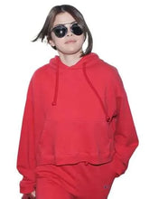 Selena Gomez Street Style Red Hoodie