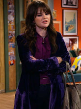 Selena Gomez Wizards Beyond Waverly Place Purple Coat