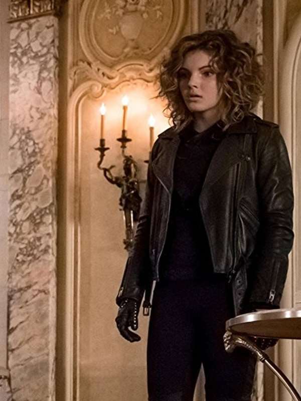 Camren Bicondova Leather Jacket from Gotham