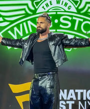 Seth Rollins SummerSlam 2026 Kickoff Black Leather Jacket