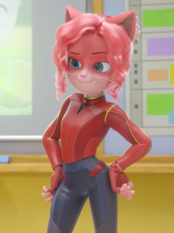 Shasha and Milo 2024 Shasha Red Leather Jacket