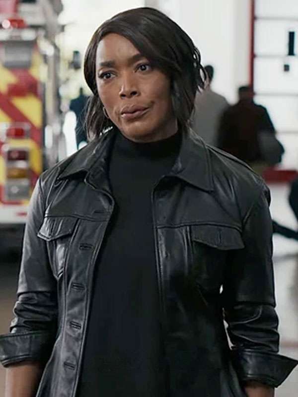 Athena Grant 9-1-1 S08 Black Leather Jacket