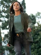 Jessica Camacho Countdown Green Cotton Jacket