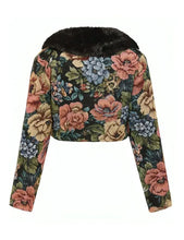 Kaitlin Olson High Potential S01 Floral Fur Coat
