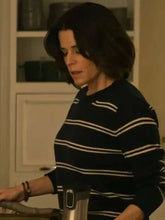 Scream 7 Sidney Prescott Black Striped Sweatshirt