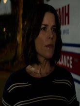 Scream 7 Sidney Prescott Black Striped Sweatshirt