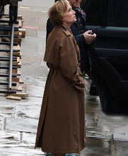 Slow Horses Diana Taverner Kristin Scott Thomas brown trench coat