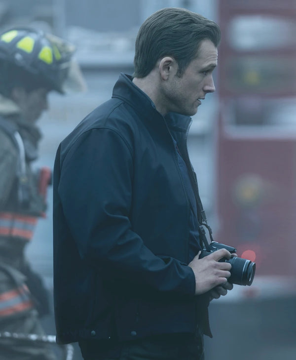 Smoke S01 Taron Egerton Black Jacket