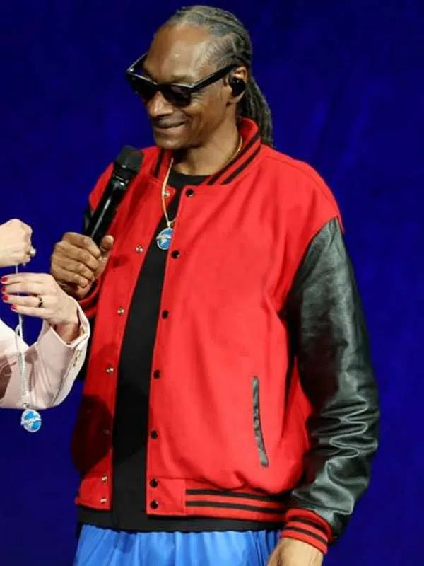 Snoop Dogg CinemaCon Red Varsity Jacket