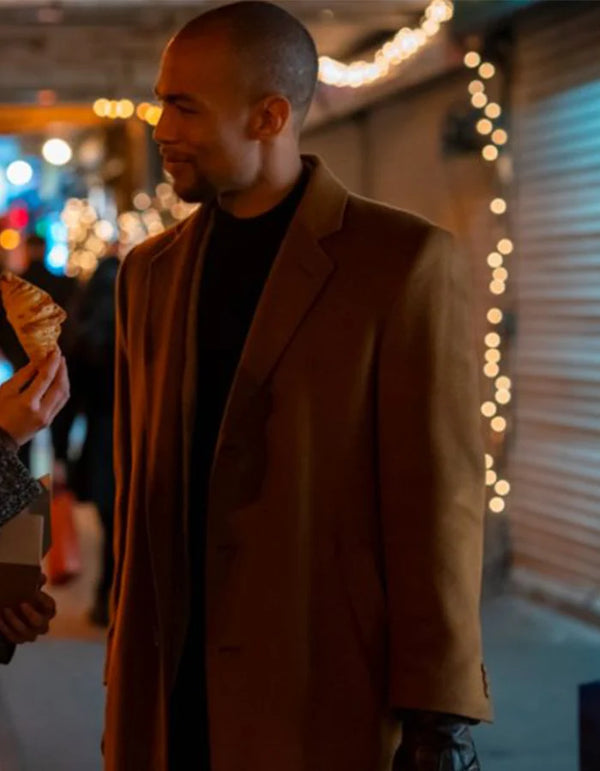 Something from Tiffany’s 2022 Kendrick Sampson Brown Coat