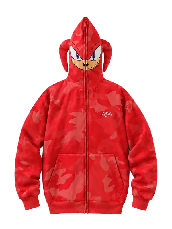 Sonic-Knuckles-Red-Camo-Full-Zip-Hoodie