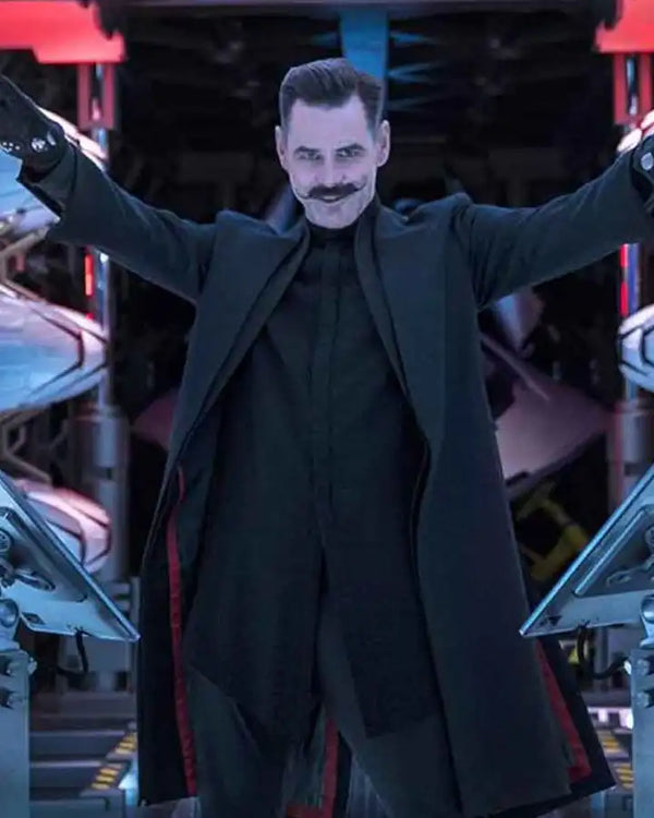 Sonic The Hedgehog Jim Carrey Trench Coat