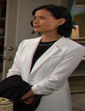 Sophia choi Days Of Our Lives White Blazer