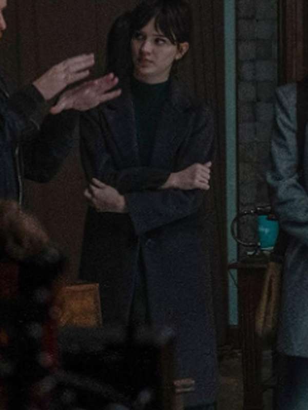 Sophie Thatcher Heretic 2024 Black Coat