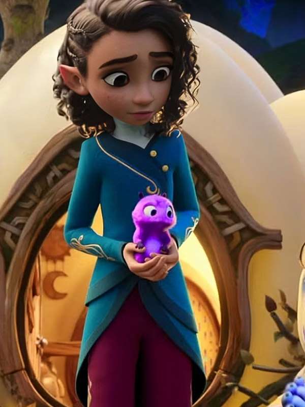 Spellbound 2024 Princess Ellian Blue Coat