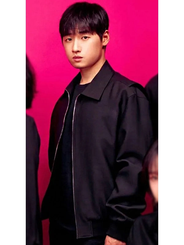 Squid Game S02 Lee Da-wit Black Jacket