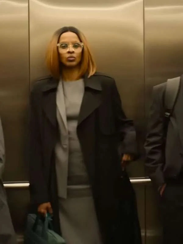 Yusra Warsama Steal Black Trench Coat