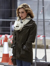 Stephanie Hyam Doctor Who S09 Green Jacket