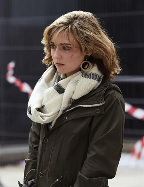 Stephanie Hyam Doctor Who S09 Green Jacket
