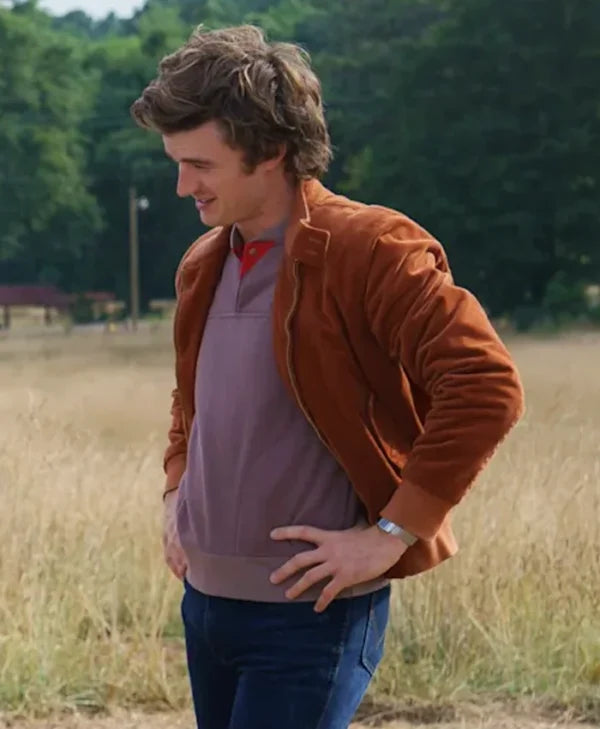 Stranger Things S05 Joe Keery Suede Jacket