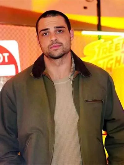 Noah Centineo Street Fighter Green Jacket
